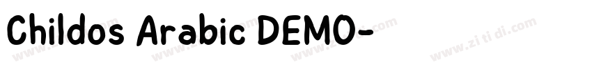 Childos Arabic DEMO字体转换 Childos Arabic DEMO字体转换